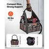 image:imageVEVOR Tool Bag 13 Inch 45Pocket Open Top Tool Tote Electrical Maintenance Toolbox Organizer Storage with Handle Adjustable Shoulder Strap Portable Toolbag for Professionals DIY amp Jobsite Use13 Regular