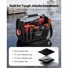 image:imageVEVOR Tool Bag 13 Inch 45Pocket Open Top Tool Tote Electrical Maintenance Toolbox Organizer Storage with Handle Adjustable Shoulder Strap Portable Toolbag for Professionals DIY amp Jobsite Use13 PC Base