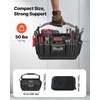 image:imageVEVOR Tool Bag 13 Inch 45Pocket Open Top Tool Tote Electrical Maintenance Toolbox Organizer Storage with Handle Adjustable Shoulder Strap Portable Toolbag for Professionals DIY amp Jobsite Use13 PC Base