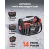 image:imageVEVOR Tool Bag 13 Inch 45Pocket Open Top Tool Tote Electrical Maintenance Toolbox Organizer Storage with Handle Adjustable Shoulder Strap Portable Toolbag for Professionals DIY amp Jobsite Use13 PC Base