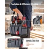 image:imageVEVOR Tool Bag 132 Inch 39Pocket Open Top Tool Pouch Portable Electrical Maintenance Toolbox Organizer Storage with Hard Plastic Base Adjustable Shoulder Strap for Professionals DIY amp Jobsite13 Open Top