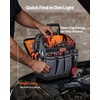 image:imageVEVOR Tool Bag 132 Inch 39Pocket Open Top Tool Pouch Portable Electrical Maintenance Toolbox Organizer Storage with Hard Plastic Base Adjustable Shoulder Strap for Professionals DIY amp Jobsite13 Open Top