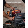 image:imageVEVOR Tool Bag 132 Inch 39Pocket Open Top Tool Pouch Portable Electrical Maintenance Toolbox Organizer Storage with Hard Plastic Base Adjustable Shoulder Strap for Professionals DIY amp Jobsite13 Regular
