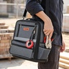 image:imageVEVOR Tool Bag 132 Inch 39Pocket Open Top Tool Pouch Portable Electrical Maintenance Toolbox Organizer Storage with Hard Plastic Base Adjustable Shoulder Strap for Professionals DIY amp Jobsite13 Regular
