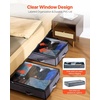 image:imageVEVOR Under Bed Storage with Clear Lids 392 x 197 x 71 Inch 90L Large Underbed Clothes Storage Containers Low Profile Under Bed Drawer Shoe Organizer Bins Box for Blanket Shoe Bedroom 6 Pack4