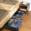 image:imageVEVOR Under Bed Storage with Clear Lids 392 x 197 x 71 Inch 90L Large Underbed Clothes Storage Containers Low Profile Under Bed Drawer Shoe Organizer Bins Box for Blanket Shoe Bedroom 6 Pack6