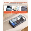 image:imageVEVOR Under Bed Storage with Clear Lids 392 x 197 x 71 Inch 90L Large Underbed Clothes Storage Containers Low Profile Under Bed Drawer Shoe Organizer Bins Box for Blanket Shoe Bedroom 6 Pack6