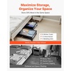 image:imageVEVOR Under Bed Storage with Lids 317 x 159 x 61 Inch 48L Large Underbed Clothes Storage Containers Low Profile Gray Under Bed Drawer Shoe Organizer Bins Box for Blanket Shoe Bedroom 2 PackD