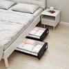 image:imageVEVOR Under Bed Storage with Lids 317 x 159 x 61 Inch 48L Large Underbed Clothes Storage Containers Low Profile Gray Under Bed Drawer Shoe Organizer Bins Box for Blanket Shoe Bedroom 2 PackC