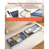 image:imageVEVOR Under Bed Storage with Lids 317 x 159 x 61 Inch 48L Large Underbed Clothes Storage Containers Low Profile Gray Under Bed Drawer Shoe Organizer Bins Box for Blanket Shoe Bedroom 2 PackB