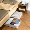 image:imageVEVOR Under Bed Storage with Wheels 360 x 181 x 73 inch Underbed Containers with Clear Lid Underbed Shoe Organizer Rolling Under the Bed Storage Bins for Clothes Shoes Blankets Bedroom 2 PackA