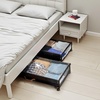 image:imageVEVOR Under Bed Storage with Wheels 360 x 181 x 73 inch Underbed Containers with Clear Lid Underbed Shoe Organizer Rolling Under the Bed Storage Bins for Clothes Shoes Blankets Bedroom 2 PackD
