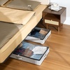 image:imageVEVOR Under Bed Storage with Wheels 360 x 181 x 73 inch Underbed Containers with Clear Lid Underbed Shoe Organizer Rolling Under the Bed Storage Bins for Clothes Shoes Blankets Bedroom 2 PackB