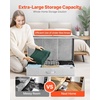 image:imageVEVOR Under Bed Storage with Wheels 360 x 181 x 73 inch Underbed Containers with Clear Lid Underbed Shoe Organizer Rolling Under the Bed Storage Bins for Clothes Shoes Blankets Bedroom 2 PackA