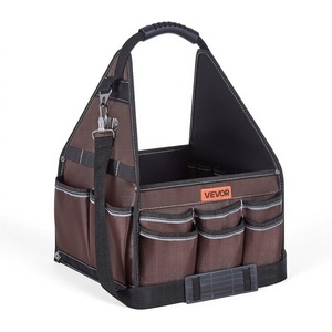 image:imageVEVOR Tool Bag 13 Inch 45Pocket Open Top Tool Tote Electrical Maintenance Toolbox Organizer Storage with Handle Adjustable Shoulder Strap Portable Toolbag for Professionals DIY amp Jobsite Use13 Regular