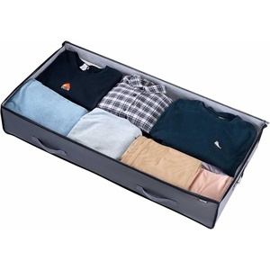 image:imageVEVOR Under Bed Storage with Clear Lids 392 x 197 x 71 Inch 90L Large Underbed Clothes Storage Containers Low Profile Under Bed Drawer Shoe Organizer Bins Box for Blanket Shoe Bedroom 6 Pack6