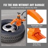 image:imageVEVOR Hydraulic Bead Breaker 10000 PSI Tire Bead Breaker with Metal Foot Pump HeavyDuty Steel Bead Breaker Tool for Tractors Trucks Buses Lawn Mowers ATVsOrange