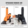 image:imageVEVOR Manual Tire Bead Breaker 3842 Tires Changer Tool with Rubber Pad Protect Aluminum Alloy Hubs EasyOperated Tire Repair Tool for ATVsUTVs Tractors Trucks Cars Heavy Duty TiresOrangeBlack