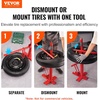image:imageVEVOR Manual Tire Changer Duck Head Kit with Silver Cone Fit for 1621 Wheels Heavy Duty Manual Tire Changer Duck Head Adapter Kit Mounting and Demounting Tool for Most Cars SUVs Trucks ATVsRed