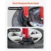 image:imageVEVOR Manual Tire Changer Duck Head Kit with Silver Cone Fit for 1621 Wheels Heavy Duty Manual Tire Changer Duck Head Adapter Kit Mounting and Demounting Tool for Most Cars SUVs Trucks ATVsBlackRedSilver