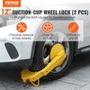 image:imageVEVOR Wheel Lock Clamp 2 Pack Trailer Wheel Lock HeavyDuty Anti Theft Tire Lock Adjustable Tire Boot Lock Trailer Wheel Locks for RV Trailers Cars Trucks SUVs2 pcs