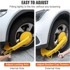 image:imageVEVOR Wheel Lock Clamp 2 Pack Trailer Wheel Lock HeavyDuty Anti Theft Tire Lock Adjustable Tire Boot Lock Trailer Wheel Locks for RV Trailers Cars Trucks SUVs2 pcs