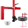 image:imageVEVOR Manual Tire Changer Duck Head Kit with Silver Cone Fit for 1621 Wheels Heavy Duty Manual Tire Changer Duck Head Adapter Kit Mounting and Demounting Tool for Most Cars SUVs Trucks ATVsBlackRedSilver