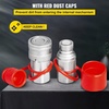 image:imageBestauto Skid Steer Hydraulic Quick Connect 12 Body Hydraulic Coupler 12 NPT Hydraulic Coupling Quick Connect 2 Pairs Hydraulic Quick Coupler 276 MPa ISO 16028 8 PairsGray