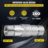 image:imageBestauto Skid Steer Hydraulic Quick Connect 12 Body Hydraulic Coupler 12 NPT Hydraulic Coupling Quick Connect 2 Pairs Hydraulic Quick Coupler 276 MPa ISO 16028 8 PairsGray