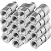 image:imageBestauto Skid Steer Hydraulic Quick Connect 12 Body Hydraulic Coupler 12 NPT Hydraulic Coupling Quick Connect 2 Pairs Hydraulic Quick Coupler 276 MPa ISO 16028 8 PairsGray