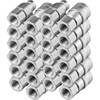 image:imageBestauto Skid Steer Hydraulic Quick Connect 12 Body Hydraulic Coupler 12 NPT Hydraulic Coupling Quick Connect 2 Pairs Hydraulic Quick Coupler 276 MPa ISO 16028 8 PairsGray