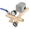 image:imageVEVOR 1 x 11 Well Pressure Tank Tee Kit with 3050PSI Switch 8Pieces Pure Brass Pressure Tank Installation Kit for Water Well 1 in Gate Valve Included Fit Most tanks with Diameter up to 16 in3050Ball Valve