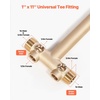 image:imageVEVOR 1 x 11 Well Pressure Tank Tee Kit with 3050PSI Switch 8Pieces Pure Brass Pressure Tank Installation Kit for Water Well 1 in Gate Valve Included Fit Most tanks with Diameter up to 16 in3050Ball Valve