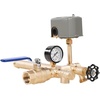 image:imageVEVOR 1 x 11 Well Pressure Tank Tee Kit with 3050PSI Switch 8Pieces Pure Brass Pressure Tank Installation Kit for Water Well 1 in Gate Valve Included Fit Most tanks with Diameter up to 16 in3050Ball Valve