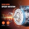 image:imageVEVOR 37HP Air Compressor Motor 3450RPM Electric Motor 230V 172 Amps 58 Keyed Shaft 56 Frame 188 Shaft Length Single Phase CCWCW Rotation Factory Setting is CCW1