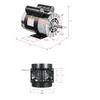 image:imageVEVOR 37HP Air Compressor Motor 3450RPM Electric Motor 230V 172 Amps 58 Keyed Shaft 56 Frame 188 Shaft Length Single Phase CCWCW Rotation Factory Setting is CCW1
