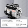 image:imageVEVOR 37HP Air Compressor Motor 3450RPM Electric Motor 230V 172 Amps 58 Keyed Shaft 56 Frame 188 Shaft Length Single Phase CCWCW Rotation Factory Setting is CCW1