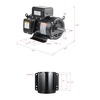 image:imageVEVOR 37HP Air Compressor Motor 3450RPM Electric Motor 230V 172 Amps 58 Keyed Shaft 56 Frame 188 Shaft Length Single Phase CCWCW Rotation Factory Setting is CCW1
