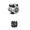 image:imageVEVOR 37HP Air Compressor Motor 3450RPM Electric Motor 230V 172 Amps 58 Keyed Shaft 56 Frame 188 Shaft Length Single Phase CCWCW Rotation Factory Setting is CCW1