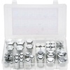 image:imageVEVOR 72 PCS JIC Hydraulic Fittings Heavy Duty Master Industrial Hydraulic Cap and Plug Hose Tube and Pipe Fitting Kit Cap and Plug Kit Precision Threading in 37 Dash Sizes 4 6 8 10 12 16ORFS