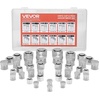 image:imageVEVOR 72 PCS JIC Hydraulic Fittings Heavy Duty Master Industrial Hydraulic Cap and Plug Hose Tube and Pipe Fitting Kit Cap and Plug Kit Precision Threading in 37 Dash Sizes 4 6 8 10 12 16ORFS