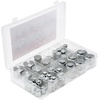 image:imageVEVOR 72 PCS JIC Hydraulic Fittings Heavy Duty Master Industrial Hydraulic Cap and Plug Hose Tube and Pipe Fitting Kit Cap and Plug Kit Precision Threading in 37 Dash Sizes 4 6 8 10 12 16ORFS