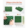 image:imageVEVOR Artificial Boxwood Panel 24pcs 20 x 20 in Green Fake Grass Wall12pcs