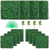 image:imageVEVOR Artificial Boxwood Panel 24pcs 20 x 20 in Green Fake Grass Wall12pcs