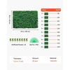 image:imageVEVOR Artificial Boxwood Panel 24pcs 20 x 20 in Green Fake Grass Wall24pcs