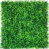 image:imageVEVOR Artificial Boxwood Panel 24pcs 20 x 20 in Green Fake Grass WallCeleste Y Blanco