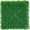 image:imageVEVOR Artificial Boxwood Panel 24pcs 20 x 20 in Green Fake Grass WallCeleste Y Blanco