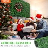 image:imageVEVOR Artificial Boxwood Panel 24pcs 20 x 20 in Green Fake Grass WallGreen