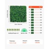 image:imageVEVOR Artificial Boxwood Panel 24pcs 20 x 20 in Green Fake Grass WallGreen