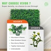 image:imageVEVOR Artificial Boxwood Panel 24pcs 20 x 20 in Green Fake Grass WallGreen